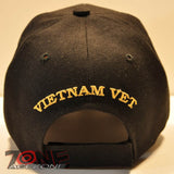 NEW! USMC US MARINE VIETNAM VETERAN CAP HAT BLACK