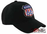 NEW! US ROUTE 66 THE MOTHER ROAD USA FLAG STAR BALL CAP HAT BLACK