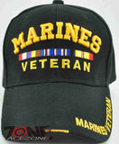 NEW! US MARINE CORPS Veteran USMC CAP HAT M2 BLACK
