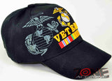NEW! US MARINE CORPS VETERAN USMC CAP HAT N1 BLACK