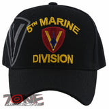 NEW! US MARINE CORPS 5TH MARINE DIVISION DIV USMC SHADOW CAP HAT BLACK