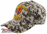 NEW! US MARINE CORPS 5TH MARINE DIVISION DIV USMC SHADOW CAP HAT CAMO