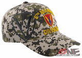 NEW! US MARINE CORPS 5TH MARINE DIVISION DIV USMC SHADOW CAP HAT CAMO