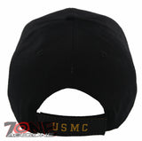 NEW! US MARINE CORPS SEMPER FI USMC FLAG CAP HAT BLACK