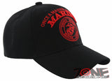 NEW! US MARINE CORPS USMC ONCE A MARINE ALWAYS A MARINE CAP HAT BLACK