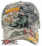 NEW! SNIPER ONE SHOT ONE KILL CAP HAT CAMO