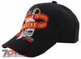 NEW! US MARINE CORPS USMC ALWAYS FAITHFUL CAP HAT BLACK