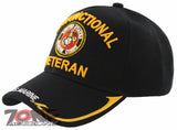 NEW! US MARINE CORPS DYSFUNCTIONAL VETERAN USMC SIDE LINE CAP HAT BLACK