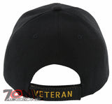 NEW! US MARINE CORPS DYSFUNCTIONAL VETERAN USMC SIDE LINE CAP HAT BLACK