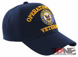 US NAVY OPERATION PTSD VETERAN BALL CAP HAT NAVY