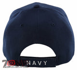 NEW! US NAVY SEAL W/GOLD YARN USN BALL CAP HAT NAVY