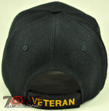 NEW! USN NATIVE VETERAN AMERICAN US NAVY VETERAN CAP HAT BLACK