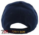 NEW! US NAVY PROUD TO HAVE A NAVY SON CAP HAT NAVY