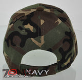 NEW! US NAVY ROUND SIDE FLAG CAP HAT CAMO