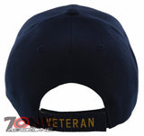 NEW! US NAVY VIETNAM VETERAN SHADOW CAP HAT NAVY