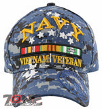 NEW! US NAVY VIETNAM VETERAN SHADOW USN CAP HAT D NAVY CAMO