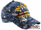 NEW! US NAVY VIETNAM VETERAN SHADOW USN CAP HAT D NAVY CAMO