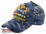 NEW! US NAVY VIETNAM VETERAN SHADOW USN CAP HAT D NAVY CAMO