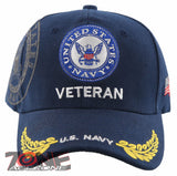 NEW! US NAVY ROUND VETERAN LEAF SHADOW CAP HAT NAVY