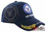 NEW! US NAVY ROUND VETERAN LEAF SHADOW CAP HAT NAVY