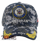 NEW! US NAVY CIRCLE VETERAN LEAF SHADOW CAP HAT CAMO