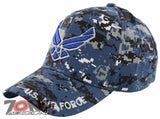 NEW! US AIR FORCE BALL CAP HAT USAF DIGITAL NAVY CAMO