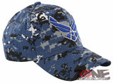 NEW! US AIR FORCE BALL CAP HAT USAF DIGITAL NAVY CAMO