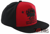 NEW! FLAT BILL CALIFORNIA REPUBLIC BEAR SNAPBACK CAP HAT RED