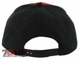 NEW! FLAT BILL CALIFORNIA REPUBLIC BEAR SNAPBACK CAP HAT RED