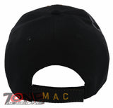 NEW! USAF AIR FORCE MILITARY AIRLIFT COMMAND MAC BALL CAP HAT BLACK