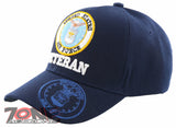 NEW! USAF AIR FORCE VETERAN SIDE ROUND SHADOW BALL CAP HAT NAVY