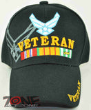 NEW! US AIR FORCE VETERAN USAF CAP HAT N1 BLACK