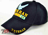 NEW! US AIR FORCE VETERAN USAF CAP HAT N1 BLACK