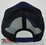 NEW! MESH US AIR FORCE BALL CAP HAT NAVY