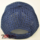 NEW! ALL MESH US AIR FORCE WING USAF CAP HAT NAVY