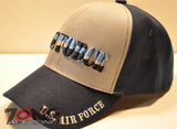 WHOLESALE NEW! US AIR FORCE USAF CAP HAT TWO TONE GRAY