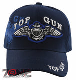 NEW! US NAVY TOP GUN BALL CAP HAT NAVY