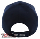 NEW! US NAVY TOP GUN BALL CAP HAT NAVY