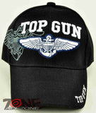 WHOLESALE NEW! US NAVY TOP GUN CAP HAT BLACK