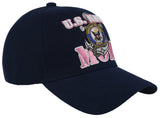 NEW! US NAVY MOM ANCHOR ROUND USN BALL CAP HAT NAVY