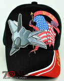 NEW! US AIR FORCE F-22 RAPTOR CAP HAT BLACK