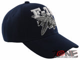 NEW! US MILITARY AIRCRAFT F-15 EAGLE CAP HAT NAVY