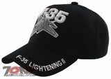 NEW! US MILITARY AIRCRAFT F-35 LIGHTENING II CAP HAT BLACK