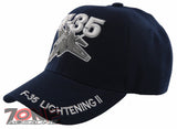 NEW! US MILITARY AIRCRAFT F-35 LIGHTENING II CAP HAT NAVY