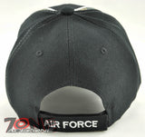 NEW! SIDE DIGITAL CAMO US AIR FORCE CAP HAT USAF BLACK