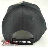 NEW! DIGITAL CAMO US AIR FORCE USAF CAP HAT BLACK N1