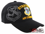 NEW! STRATEGIC AIR COMMAND SAC US AIR FORCE USAF BALL CAP HAT BLACK