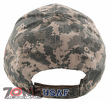 NEW! US AIR FORCE USAF ROUND VETERAN LEAF SHADOW CAP HAT CAMO
