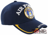 NEW! US AIR FORCE USAF BIG ROUND SIDE LINE CAP HAT NAVY