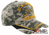 NEW! US ARMY INFANTRY SIDE LINE BALL CAP HAT CAMO